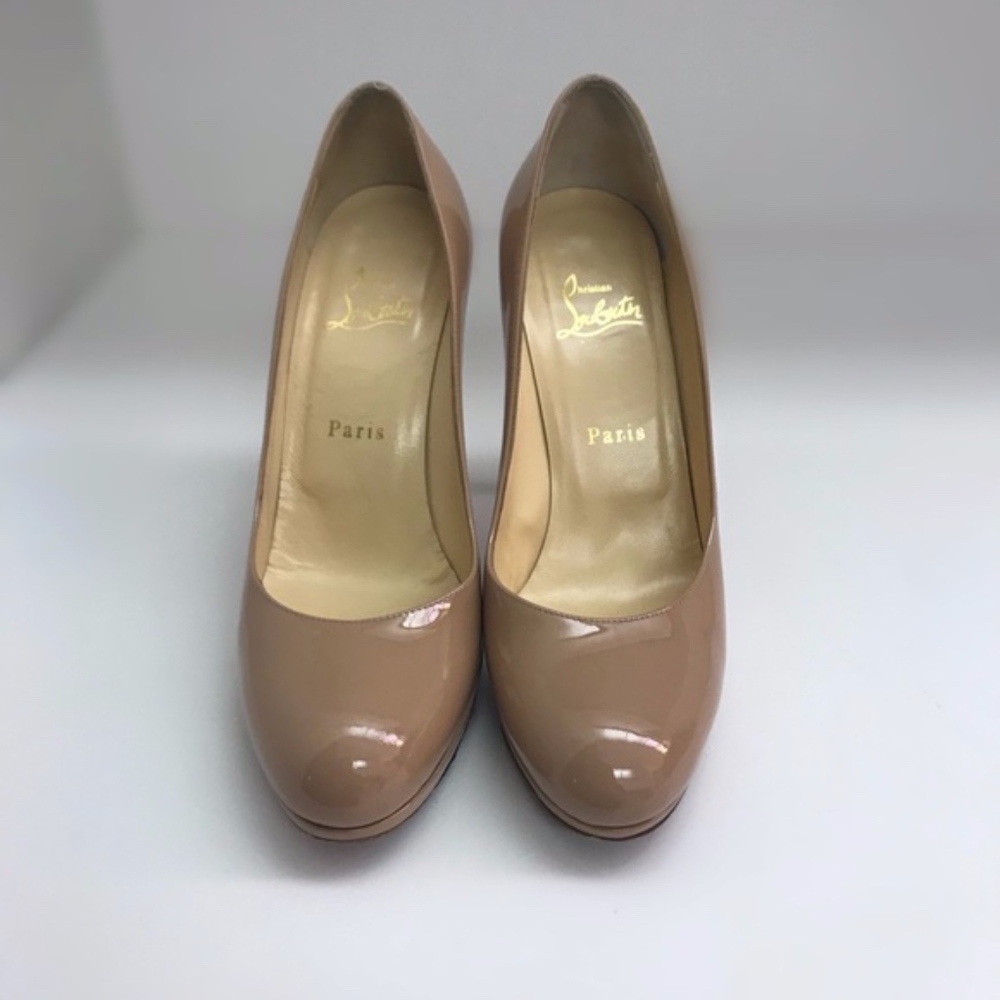 Christian Louboutin Simple Nude Patent Size 38.5